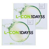 コンタクト 2箱セット コンタクトレンズ L-CON エルコンワンデー55 1日使い捨て 1箱35枚 クリア コンタクトレンズ | カラコン通販 Clover eyes