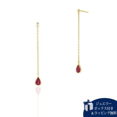 4°c ネックレス ルビー（ピアス）｜レディースアクセサリー