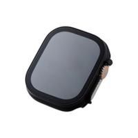 エレコム Apple Watch 49mm用フルカバーケース プレミアムガラス セラミックコート AW-22CFCGCBK | ニューフロンテア