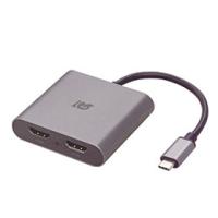 ラトックシステム USB Type-C to デュアルHDMIディスプレイアダプター  RS-UCHD2 | ニューフロンテア