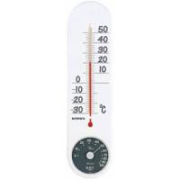 ☆EMPEX 温・湿度計 くらしのメモリー温・湿度計 壁掛用 TG-6621 ホワイト | ニューフロンテア
