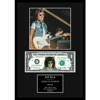 【Jeff Beck/ジェフ・ベック】ギタリスト/フレーム証明書付-2dc jeff beck（楽器、手芸、コレクション）のおすすめ人気商品一覧