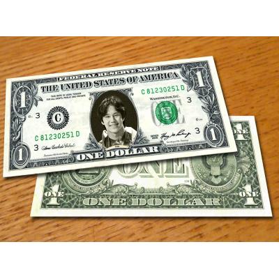 ★値下げ★4枚セット★創価学会★1ドル紙幣　加工デザイン紙幣・美品 ☆値下げ☆4枚セット☆創価学会☆1ドル紙幣 加工デザイン紙幣・