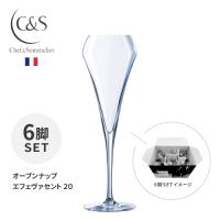 ワイングラス シェフ ＆ ソムリエ エフェヴァセント 20 6脚セット | COCOS Yahoo!店