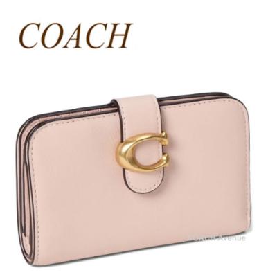 コーチ*COACH*2つ折り財布*ピンクベージュ - メルカリ