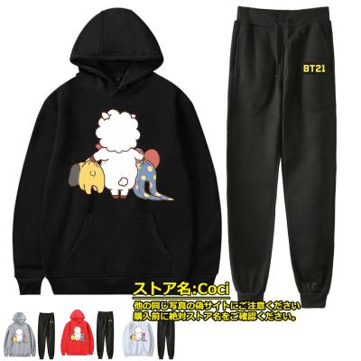 防弾少年団btsパーカー(メンズジャージ、スウェット 上下セット 防弾少年団btsパーカー(メンズジャージ、スウェット 上下セット