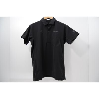 未使用品☆デサント☆DESCENTE☆半袖ポロシャツ☆ライム×黒☆L