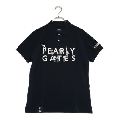 PEARLY GATES スヌーピーコラボ 鹿の子 ポロシャツ/4 PEARLY GATES スヌーピーコラボ 鹿の子 ポロシャツ/4