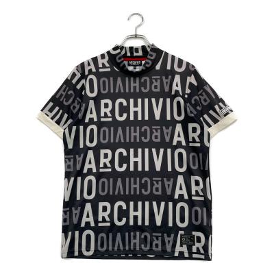 【ARCHIVIO】【新品同様】半袖ゴルフウェア　サイズ46 archivio ゴルフ メンズウエア（サイズ（S/M/L）：M）｜ゴルフ