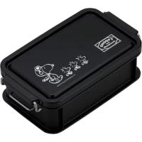 オーエスケー OSK 弁当箱 スヌーピー(ブラック) コンテナランチボックス 仕切付 日本製 CNT-600 | けいけいヤフー店