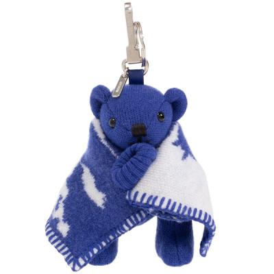 BURBERRY クマ型キーホルダー 青 BURBERRY クマ型キーホルダー 青 小物