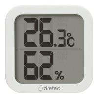 ドリテック デジタル温湿度計 クラル ホワイト | cocoatta