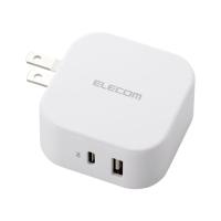 エレコム ELECOM AC充電器 USB Power Delivery20W+12W/C×1+A×1 ホワイト MPA-ACCP20WH | cocoatta