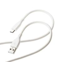 ポスト投函 エレコム ELECOM USBケーブル USB A to USB C シリコン素材 RoHS 簡易パッケージ ホワイト MPA-ACSS10WH | cocoatta