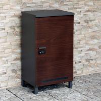 MOJYU 宅配ボックス Simone シモーネ ダークグレー/ブラウン木目 PBX-091 宅配ボックス 大型 戸建て | cocoatta