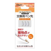 ナカバヤシ Digio2 アップルペンシル 交換用ペン先 透明 TPEN-PS02 | cocoatta