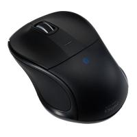 ナカバヤシ Digio2 Bluetooth小型マウス 静音 3ボタン ブルーLED ブラック MUS-BKT111BK | cocoatta