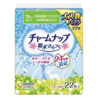 ユニ・チャーム チャームナップ 吸水さらフィ 70cc パウダーの香り 長時間快適用 22枚 昼長時間用ナプキンサイズ 23cm | cocoatta