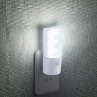 オーム電機 明暗・人感センサー式ナイトライト 屋内用 白色LED NIT-ALA6JCL-WN | cocoatta