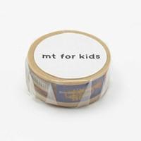 カモ井加工紙 マスキングテープ mt for kids 乗り物テープ MT01KID012 