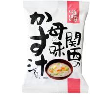 関西の母の味かす汁(粕汁) 10袋セット　無添加フリーズドライ味噌汁　コスモス食品　豚肉 大根 人参 油揚げ ねぎ 化学調味料 無添加 | カリス成城 ここちeくらしshop