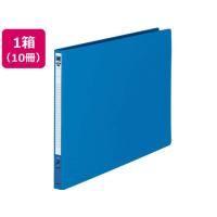 コクヨ レターファイル(色厚板紙) B4ヨコ とじ厚12mm 青 10冊 レターファイル 紙製 フラットファイル レターファイル | ココデカウ