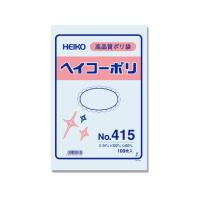 ヘイコー ポリ袋 No.415 0.04×300×450mm 100枚 ポリ規格袋 ０．０３１ｍｍ ０．０７９ｍｍ 厚さ ポリ袋 ラッピング 包装用品 | ココデカウ