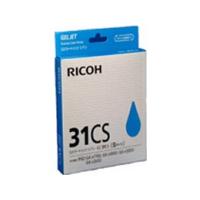 【お取り寄せ】リコー GXカートリッジ Sサイズ シアン GC31CS 515740 リコー ＲＩＣＯＨ カラー インクジェットカートリッジ インクカートリッジ トナー | ココデカウ