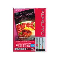 コクヨ インクジェットプリンタ用紙 セミ光沢 A4 KJ-J14A4-100 Ａ４ 光沢紙 インクジェット用紙 | ココデカウ