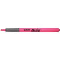 BIC マーキングハイライターグリップ ピンク BRIGRIP12PNK 桃 ピンク系 使いきりタイプ 蛍光ペン | ココデカウ