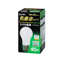 朝日電器 長寿命 シリカ電球 40W形 LW100V38W-W ４０Ｗ形 白熱電球 ランプ | ココデカウ