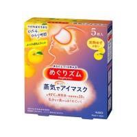 KAO めぐりズム蒸気でホットアイマスク 完熟ゆずの香り 5枚 温熱 温熱 冷却 メディカル | ココデカウ