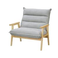 【メーカー直送】アイリスオーヤマ 1人掛けワイドハイバックソファ LHB-1W【代引不可】【お客様組立】1人掛けソファ ソファ イス リビング家具 インテリア | ココデカウ