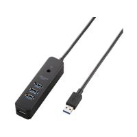 【お取り寄せ】エレコム USB3.0ハブ 4ポート マグネット付 ブラック U3H-T410SBK ＵＳＢハブ ネットワーク機器 ＰＣ周辺機器 | ココデカウ