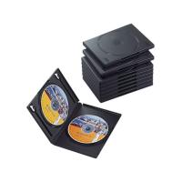 【お取り寄せ】エレコム DVDトールケース 両面収納 10枚パック ブラック CCD-DVD06BK ＣＤ用ケース ＤＶＤ用プラケース メディアケース 記録メディア テープ | ココデカウ