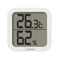 【お取り寄せ】ドリテック デジタル温湿度計「クラル」0-414WT ホワイトドリテック デジタル温湿度計「クラル」0-414WT ホワイト 温湿度計 温度 計測 研究用 | ココデカウ