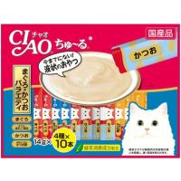 【お取り寄せ】いなば CIAO ちゅーる まぐろ・かつおバラエティ 40本 おやつ 猫 ペット キャット | ココデカウ