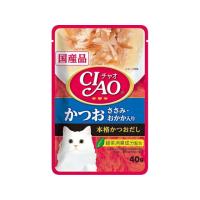 【お取り寄せ】いなば/CIAO パウチ かつお ささみ・おかか入り 40g ウェットフード 猫 ペット キャット | ココデカウ