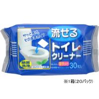 協和紙工 流せるトイレクリーナー厚手 30枚×20パック 15-054 | ココデカウ