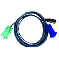 【お取り寄せ】ATEN USB KVMケーブル SPHDタイプ 1.8m 2L-5202U コネクタ 変換ケーブル ＵＳＢケーブル 配線 | ココデカウ