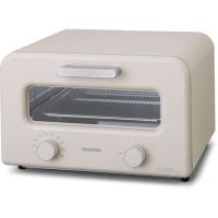 【お取り寄せ】アイリスオーヤマ スチームカーボントースター ミルクベージュ SOT-401-C | ココデカウ