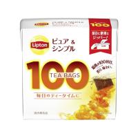 キーコーヒー リプトン ピュア&amp;シンプル ティーバッグ 100袋入 ティーバッグ 紅茶 ココア 飲料 | ココデカウ