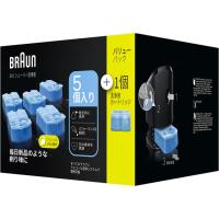 ブラウン クリーン＆リニューシステム専用洗浄液カートリッジ5+1個 CCR5CR 洗浄液 シェーバー関連品 シェーバー バリカン 理美容 セルフケア 健康家電 | ココデカウ