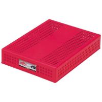 セキセイ シストレー 決済箱 赤 STX-70-20 ボックストレー デスクトップ収納 デスク周り | ココデカウ