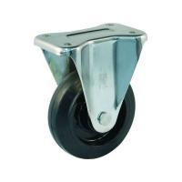 【お取り寄せ】ユーエイ ステンレスキャスター固定車 150径ナイロンホイルゴム車輪 SUS-NRK-150 キャスター 筐体 機構部材 金物 | ココデカウ