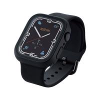 【お取り寄せ】エレコム Apple Watch 45mm フルカバーケース ガラス AW-21AFCGMBK スマートフォン 携帯電話 ＦＡＸ 家電 | ココデカウ