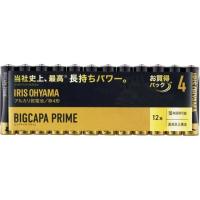 アイリスオーヤマ BIGCAPA PRIME 大容量アルカリ乾電池 単4形12本 | ココデカウ