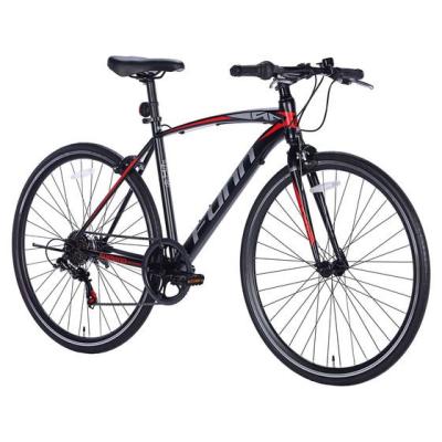 マットブラックに赤いリムのとても綺麗な　お洒落なクロスバイク マットブラックに赤いリムのとても綺麗な お洒落なクロスバイク