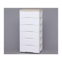 【メーカー直送】アイリスオーヤマ ウッドトップチェスト 6段 幅560 ホワイト HG-556【代引不可】 | ココデカウ