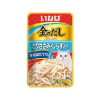 【お取り寄せ】いなばペットフード 金のだしパウチ ささみしらす40g ウェットフード 猫 ペット キャット | ココデカウ